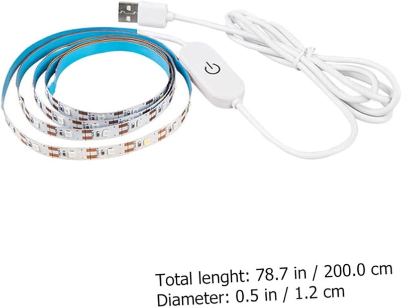 USB Grow Light Strip Touch Dimming Plant Lamp for Indoor Hydroponics Greenhouse Plants - Image 2